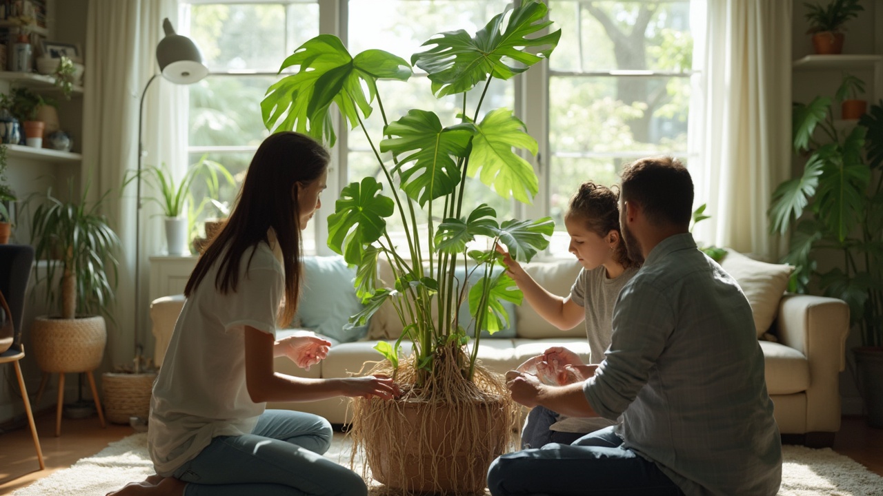 monstera korzenie powietrzne co z nimi zrobić